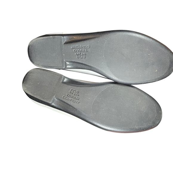 SAS Women's Shoes Tripad Comfort Insole Metallic Gray Loafers Size 7 Pristine! - Picture 7 of 9